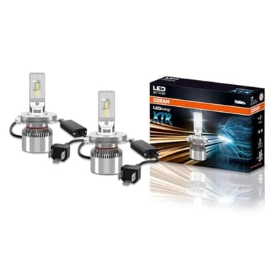 OSRAM LEDriving XTR, ≜H4 lampade per fari, H4 LED, luce LED bianca fredda, solo fuoristrada, 64193DWXTR, scatola (2 lampade)