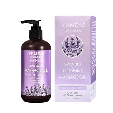 Olio Massaggi per Riscaldamento, Relax, Alleviare Dolori Articolari, Olio per massaggi Sensuale - Olio Corpo Idratante per Uomo e Donna 300 mL