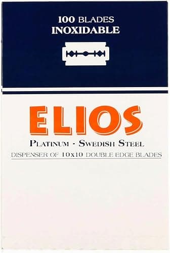 Elios Inoxidable Lamette da Barba, 100 pezzi