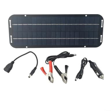 Kit pannello solare da 60 W, caricabatterie da 12 V, celle monocristalline, kit di ricarica per auto, roulotte, furgone, barca