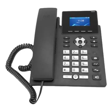Annadue Telefono IP Wifi, Telefoni VoIP con Display a Colori da 3,5 Pollici, 2,4 G e 5 G di Band a Doppia Gigabit Ethernet, Telefono Fisso Wifi per Business Home