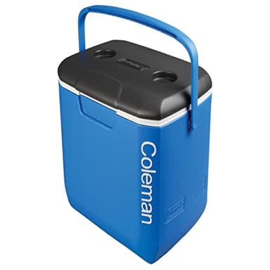 Coleman Cool Box 30QT Performance Cooler, 28 litri di capacità, grande contenitore refrigerante ad alte prestazioni, ghiacciaia per bevande, blu