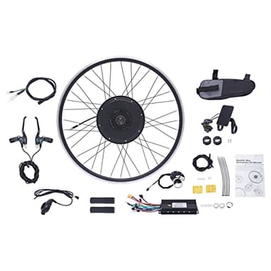SABUIDDS Kit di conversione per bicicletta elettrica da 28" e 29", 1000 Watt, per motore elettrico, per ruota posteriore, senza brushless, kit di conversione per bici elettrica con display LCD (per
