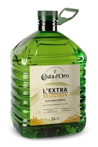 Costa d'Oro Costa d’Oro – L’Extra 5L PET. Olio Extravergine di oliva estratto a freddo.