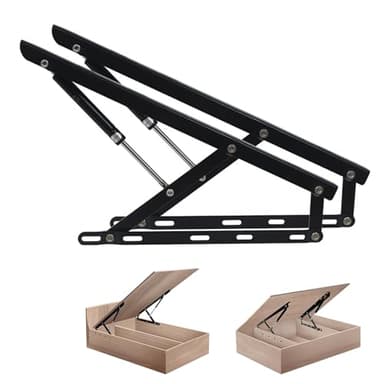 YUQIWKK Kit Alza Rete Meccanismo Sollevamento per Letto Contenitore, Sollevatore per Letto, Generic Meccanismo di Sollevamento A Molla A Gas per Riporre Letti e Divani, Salvaspazio(1200mm)