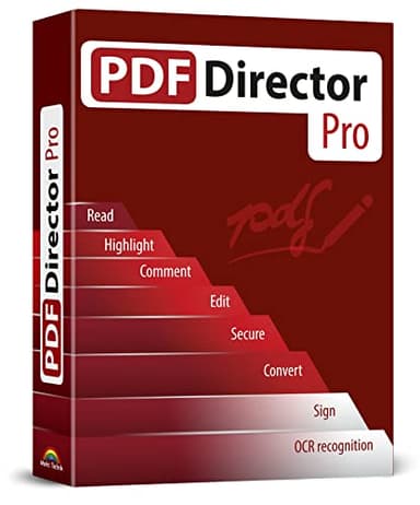 PDF Director Pro – Comprehensive PDF Editor Software compatible with Windows 11, 10, 8 and 7 – Edit, Create, Scan and Convert PDFs – 100% Compatible with Adobe Acrobat