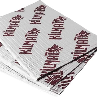 KILMAT 2 mm 0,95 m² da Isolante insonorizzante per auto, Fonoassorbente Butilico da Auto, Isolamento Acustico e Smorzamento di vibrazioni