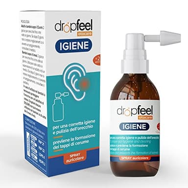 Spray per la Rimozione Completa del Cerume - Pulisce la Cavità Auricolare combattendo la formazione di Batteri- 50 ml - Made in Italy 