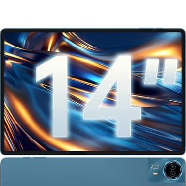 TECLAST T70 Tablet 14 Pollici 2K Tablets Gaming, 2.2GHz Helio G99 Octa-Core, 20GB RAM+256GB ROM(TF 8TB), Dual SIM 4G LTE+5GWiFi, 10000mAh/18W, Android 14/TDDI/13MP/GPS/BT5.2/OTG/Widevine L1/3.5MM-2025