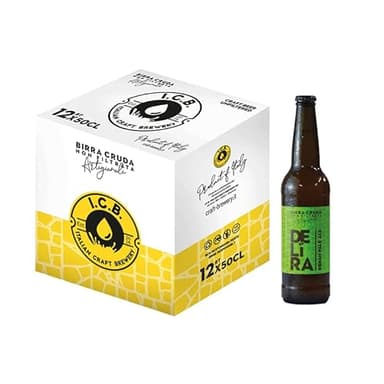 Birra Artigianale Cruda Italiana DELíRA IPA 50cl – Box 12 Bottiglie