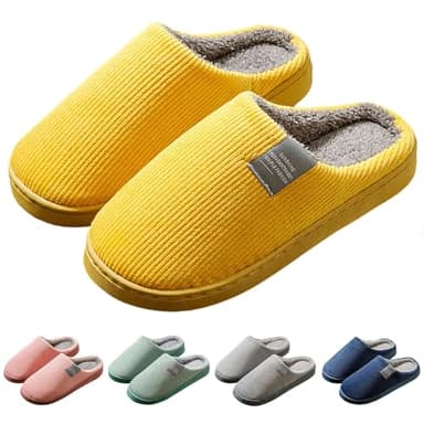 Sonnena Pantofole Uomo Comode in Memory Foam Ciabatte con Rivestimento Interno in Morbido Peluche Caldo e Feltro Casual e Lavabili Scarpe da Camera Leggere da Uomo per Interni