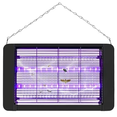 DJROLL Zanzariera Elettrica Lampada Antizanzare con Luce UV Insetticida, Risparmio Energetico LED da Alto-efficiente Trappola Zanzare Anti Insetti, Lampada Insect Killer a basso consumo