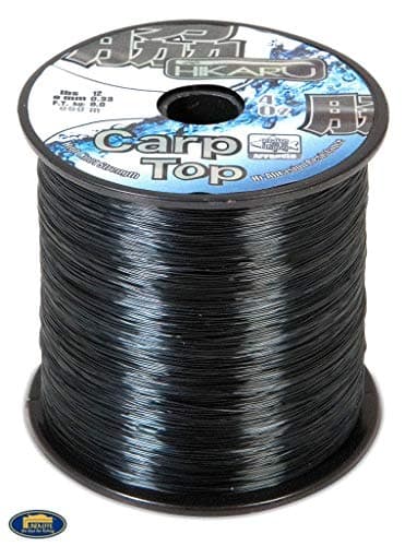 Lineaeffe Filo da Pesca Hikaru Carp Top-Black 1000 m D. 0.25 mm in Nylon Ideale per Lo Spinning Surfcasting Carpfishing Trota Lago Resistente al Nodo con POCA Elasticità