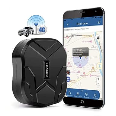 4G GPS Tracker per Auto,10000mAh Localizzatore GPS Senza Abbonamento in Tempo Reale Magnetico Impermeabile 150 Giorni in Standby APP Gratuita GPS Tracker per Auto Moto camion TK905B 4G