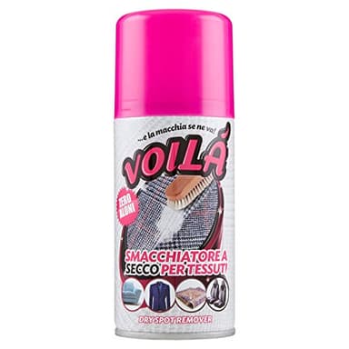 Voilà, Smacchiatore a secco spray per tessuti, Tappeti, Divani, Moquette, Elimina macchie in modo Istantaneo, Azione immediata senza aloni, 200 ml