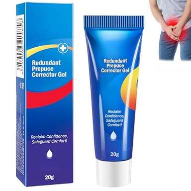 Crema per fimosi per adulti, gel naturale per la correzione della fimosi, recupero delicato e facile, gel correttore del prepuzio ridondante (1Pezzo)