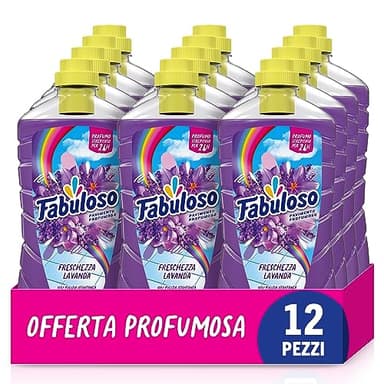 Fabuloso Detersivo Pavimenti Lavanda 950ml | Detergente Multiuso | 100% Pulizia Istantanea | Profumo per 24 ore | Formula Biodegradabile al 98% | 99% Ingredienti di Origine Naturale*