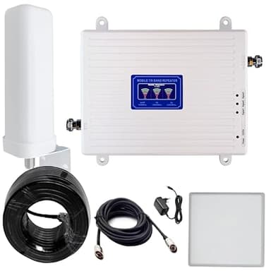 Licenza-CE Ripetitore Segnale Cellulare, Amplificatore 2G 3G 4G LTE GSM WCDMA, Multi banda 1/3/20 (800/1800/2100mhz)