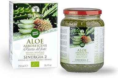 Aloe Arborescens SINERGIA 2 Ricetta di Padre Zago senza alcool 750 ml bio