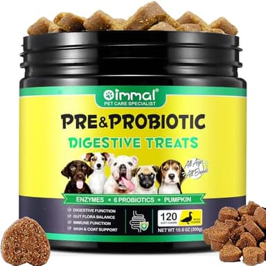 Probiotici per cani, Probiotici per cani Enzimi digestivi, Salute dell'intestino, Prurito cutaneo, Allergie, Equilibrio dei lieviti, Sistema immunitario e Supporti per la salute generale