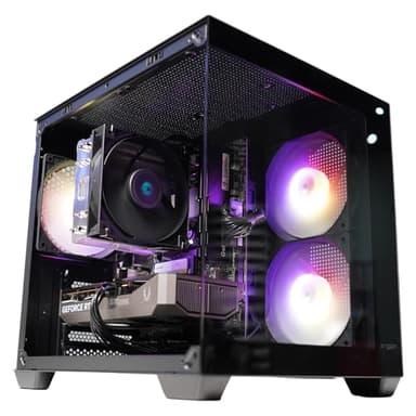 Golook PC Gaming Fisso 2026, R5 5600G, 16GB RAM, 500 GB NVME M.2 Gen4, WiFi, Ethernet, Computer Fisso 2026