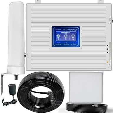 4G 3G 2G Ripetitore Amplificatore Segnale Cellulare LTE GSM (Band1/3/20 800/1800/2100mhz)
