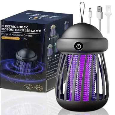 2In1 Lampada Antizanzare Ricaricabile,Usb Zanzariera Elettrica Da Interno Mosquito Killer,Trappola Zanzare Elettricotorce Antizanzare Giardino Portatile,Uccidi Zanzare Elettrico Da Interno Esterno