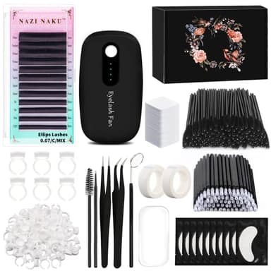 MeYuxg Kit Extension Ciglia con Pratica per Principianti Strumenti per L'Innesto Delle Ciglia, Kit Ciglia Extension per La Pratica Del Trucco, Salone di Formazione