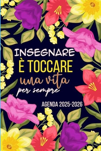 Agenda Del Docente 2025 2026 Giornaliera: Diario giornaliero (un giorno per pagina) per insegnanti della scuola primaria e secondaria | 15 x 21 cm - 358 pagine