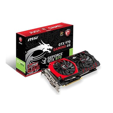 Msi GTX 970 GAMING 4G, Scheda Video, 4 GB GDDR5, PCIe, Nero/Antracite