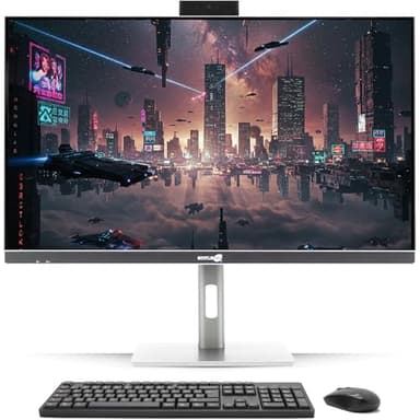 Simpletek - All in One PC 27" 4K Core i9 9° Gen 5.00GHz | GTX 1660 6GB GDDR6 | Windows 11 Pro - 16GB RAM 480GB SSD | Computer Fisso da Gaming, Grafica, Montaggio video