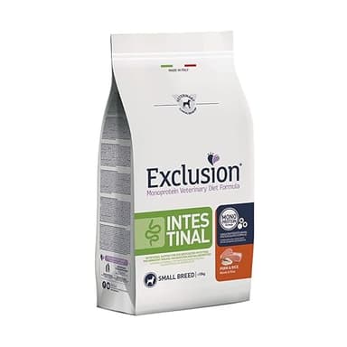 DORADO Exclusion Diet INTESTINAL Dog CROCCHETTA Small Adult con Maiale E Riso 7 kg.