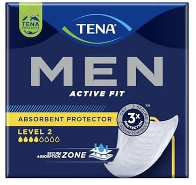 Assorbente incontinenza maschile Tena Men Livello 2 Confezione 120 pezzi