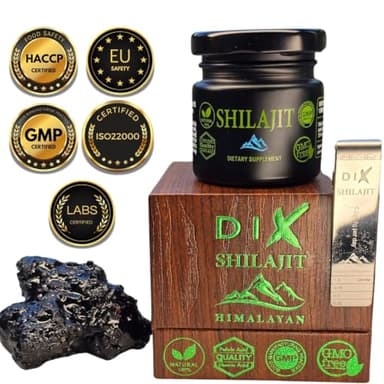 Resina di SHILAJIT dell'Himalaya ✦ 100 Porzioni ✦ Alta Quota ✦ Senza Metalli Pesanti ✦ Senza Contaminazioni ✦ Ricco di Oligoelementi ✦ Rapporto 60:1 ✦ 100% Naturale ✦ Senza Trattamenti Chimici ✦