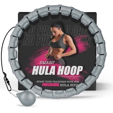 K-MART Hula Hoop ponderato, Infinity Smart Hula Hoops con 16 Contatori, Massaggio automatico a 360 gradi, Infinity Hoop per adulti, Attrezzature per il fitness per la perdita di peso