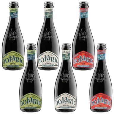 Baladin - Box Scorta Botanic - Mix: 4 Blonde, 4 Blanche, 4 IPA - Birra Analcolica - 12 bottiglie da 33 cl
