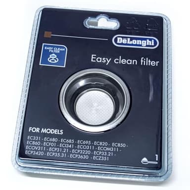 JPshop - Filtro caffè 1 Tazza per macchina da caffé Dedica Distinta Scultura Icona compatibile con DeLonghi DLSC400