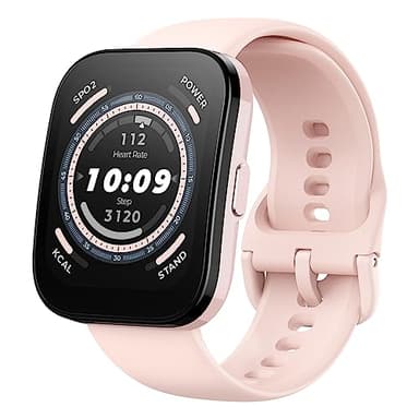 Amazfit Bip 5, 46 mm, Smartwatch, Schermo grande, chiamate Bluetooth, Alexa, GPS, durata della batteria di 10 giorni, fitness tracker con frequenza cardiaca, monitoraggio dell'ossigeno nel sangue