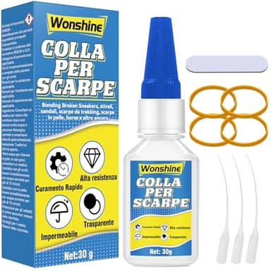30 g Colla Antiessiccazione per Scarpe, Ginnastica, Pelle, Stivali, Sandali