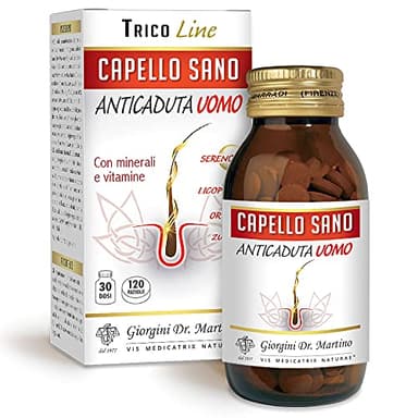 Dr Giorgini CAPELLO SANO ANTICADUTA UOMO pastiglie - 72 g (integratore a base di ortica, equiseto e miglio per il benessere dei capelli)