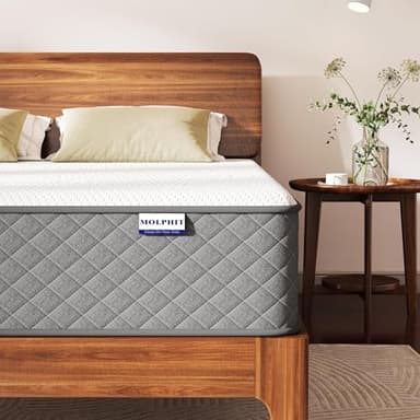 MOLPHIT Materasso Matrimoniale 140x200 Altezza 30cm, Certificazione OEKO-TEX Materasso a Molle e Schiuma, Materassi Memory, Materassi con Ergonomico Sostenuto,Confortevole e Elevata Traspirabilità