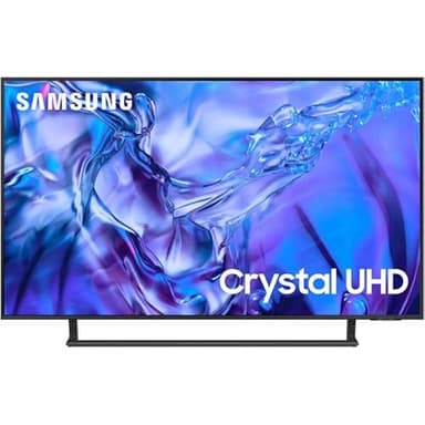 Samsung TV Crystal UHD 4K 43” UE43DU8570UXXH Smart TV Wi-Fi Titan Gray 2024, Processore Crystal, Upscaling, AirSlim Design, OTS Lite