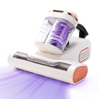 Battimaterasso con Aspirazione 16KPa, Aspirapolvere per Materassi con Sterilizzazione UV-C, Rimuove il 99,9% di Allergeni e Acari, Ideale per Materassi, Letti, Divani e Mobili Imbottiti
