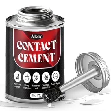 ALLONY Colla per Plastica, Gomma Liquida, Colla Scarpe, colla Invisibile, Trasparente Impermeabile, collas PVC, Sigillato, Adatto per Pelle, Suola Scarpe, Gomma, Plastica, PVC, Tenda, Teloni, 170g
