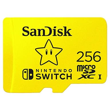 SanDisk 256GB scheda microSDXC per console Nintendo Switch fino a 100 MB/s UHS-I Class 10 U3