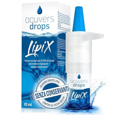 Ocuvers gocce oculari – 0,15% acido ialuronico reticolato e liposomi – gocce oculari senza conservanti contro la secchezza oculare con sistema One-Drop.