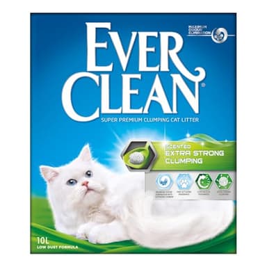 Ever Clean Lettiera Agglomerante Extra Forte Ever Clean, 10 Litri, Profumata - 9000 g