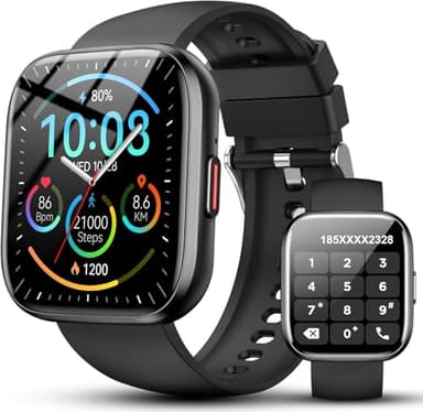 Ddidbi Smartwatch Uomo Donna, 1,85'' Orologio Smartwatch con Effettua/Risposta Chiamate, 112 Modalità Sportive Fitness Tracker con Sonno/Cardiofrequenzimetro, IP68 Smart Watch per Android iOS