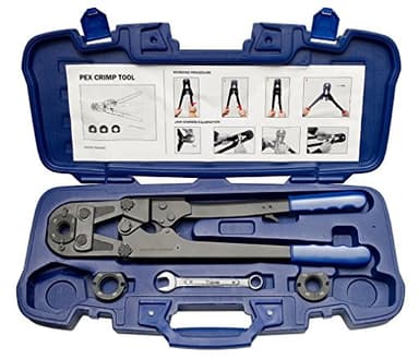 Coming UTEPR0026 Pressatrice Manuale Professionale per Raccordi Tubo Multistrato Completa di Inserti