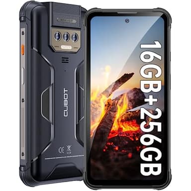 CUBOT Kingkong Power Rugged Smartphone (2023), 10600mAh, 16GB+256GB/1TB, Telefono Indistruttibile Android 13, LED Torcia, 6.5" FHD+, 48MP+20MP Camera, IP68/IP69K Impermeabile Celllare Antiurto NFC